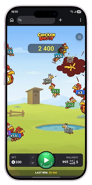 Download App Chicken Shoot