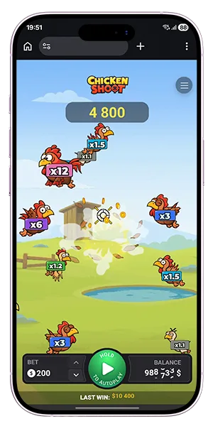 Caricamento app Chicken Shoot